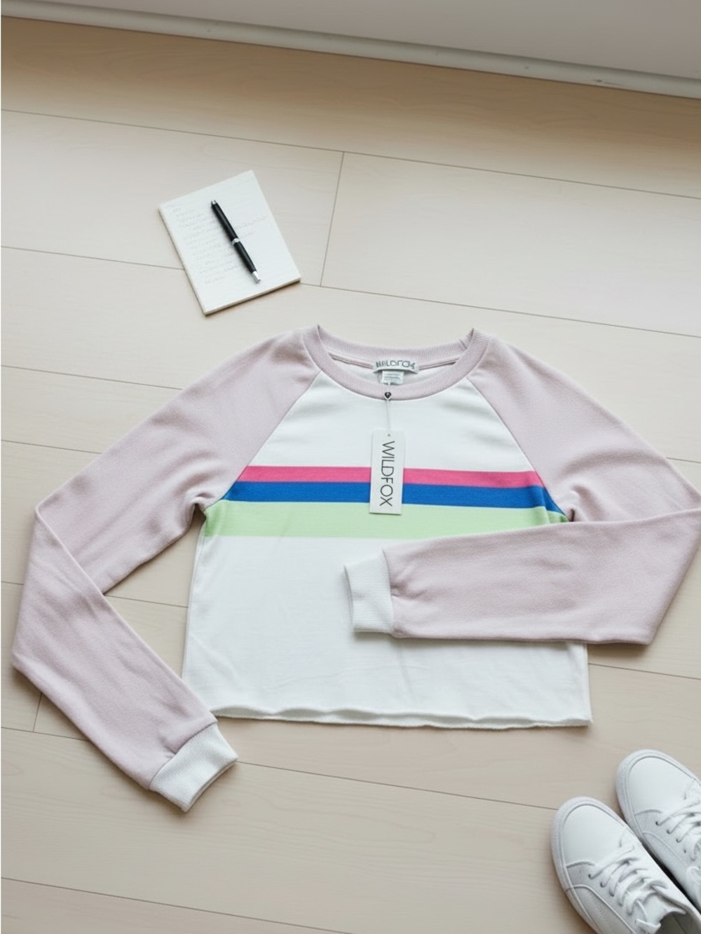 Wildfox Beach House Crop Sweatshirt